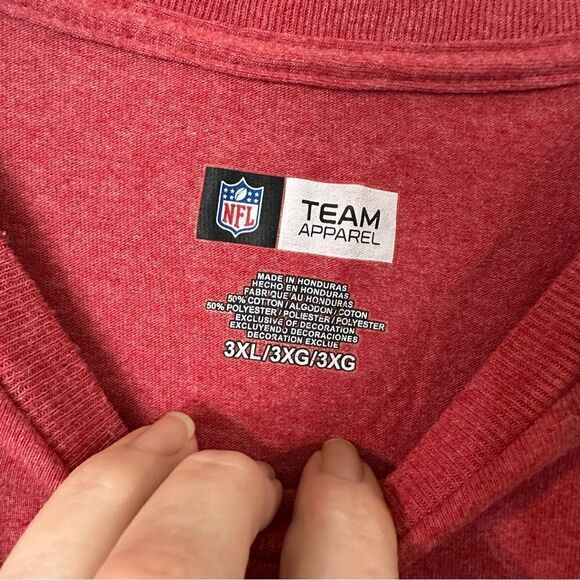Tampa Bay Buccaneers Red T-Shirt Size 3XL - Picture 3 of 5